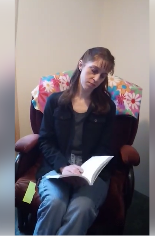 pic of me reading 2020